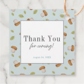 Étiquettes Cadeau Little Bug Insectes Champignons Baby shower garçon (Dos)