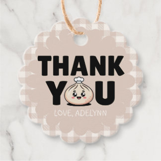 Étiquettes Cadeau Little Dumpling Bao Dim Sum Faveurs de remerciemen