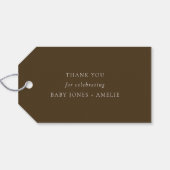 Étiquettes-cadeau Little Explorer Neutral Personnalisé Favoriser & (Dos (Horizontal))