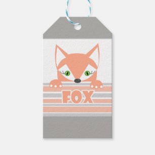 Étiquettes-cadeau Little Fox