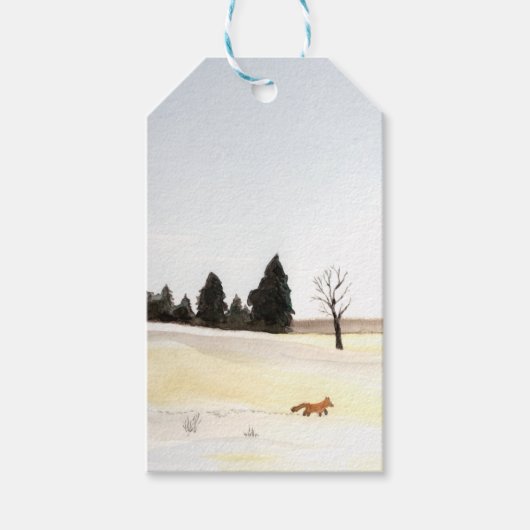 Étiquettes-cadeau Little Fox (Devant)