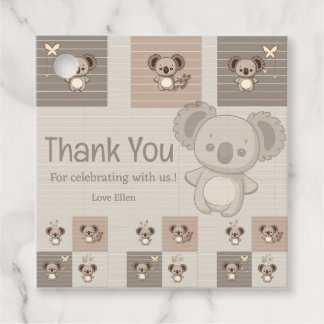 Étiquettes Cadeau Little Koala Bliss