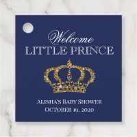 Little Prince Royal Blue and Gold Baby shower