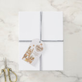 Étiquettes-cadeau Little Pumpkin Rustic Farm Baby Shower Diaper (Avec de la ficelle)