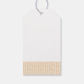 Étiquettes-cadeau Little Pumpkin Rustic Farm Baby Shower Diaper (Dos)