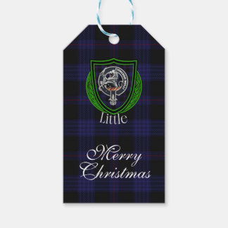 Étiquettes-cadeau Little Scottish Clan Tartan & Crest