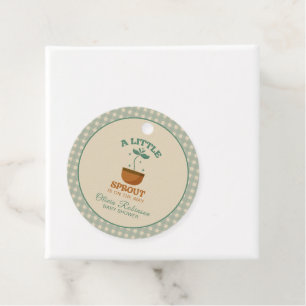 Étiquettes Cadeau Little Sprouts Garden Party Baby shower