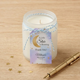 Étiquettes-cadeau Little Star Brewing Thank You Baby Shower