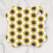 Étiquettes Cadeau Little Sunflower 2e anniversaire (Dos)