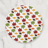 Étiquettes Cadeau Little Turkey Fall Thanksgiving 1er anniversaire (Dos)