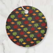 Étiquettes Cadeau Little Turkey Fall Thanksgiving 1er anniversaire (Dos)