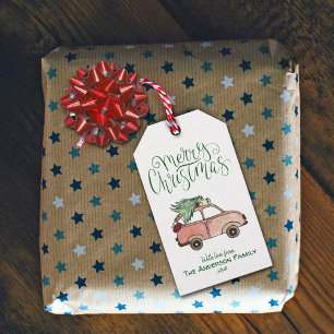Étiquettes-cadeau Livraison de Noël {GREEN}