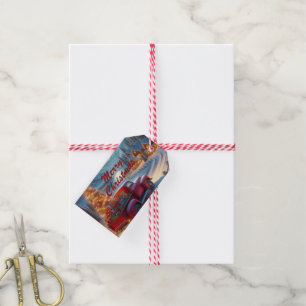 Étiquettes-cadeau Livraison de Noël magique