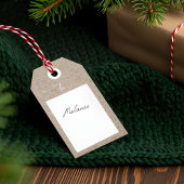 Étiquettes-cadeau Livraison spéciale à partir du papier Kraft