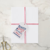 ÉTIQUETTES-CADEAU LIVRAISON SPÉCIALE DE L'EXPRESS DE RÉINSERT (Avec de la ficelle)