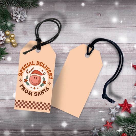 Étiquettes-cadeau Livraison spéciale de Père Noël