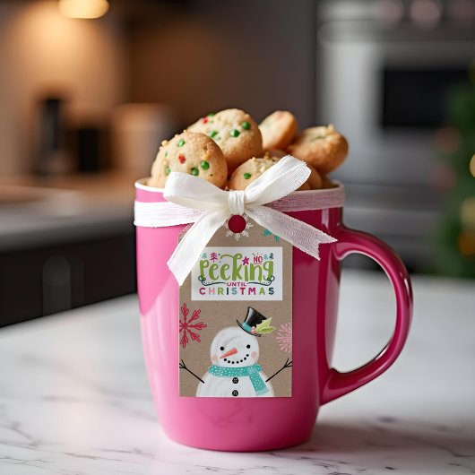 Étiquettes-cadeau Livraison spéciale du Père Noël | Pas de péage