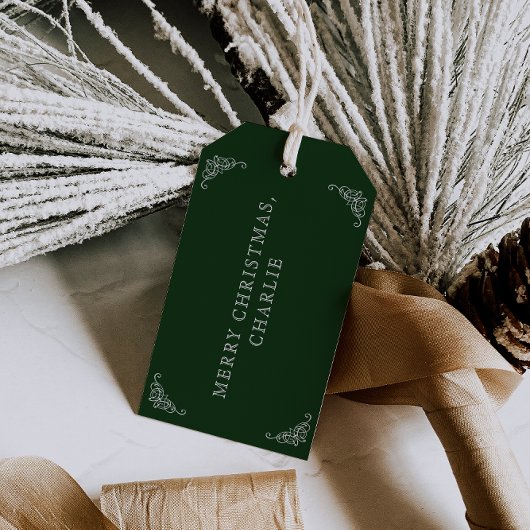 Étiquettes-cadeau Livraison spéciale du Pôle Nord Père Noël Noël ver