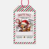 Étiquettes-cadeau Livraison spéciale Noël de Père Noël (Devant)