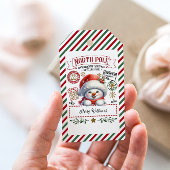 Étiquettes-cadeau Livraison spéciale Noël Snowman de Sant