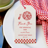 Étiquettes-cadeau Livraison spéciale Pizza Baby shower à thème