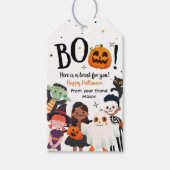 Étiquettes-cadeau Livre de friandises pour vous, joyeux Halloween, c (Devant)