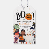 Étiquettes-cadeau Livre de friandises pour vous, joyeux Halloween, c (Dos)