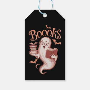 Étiquettes-cadeau Livres d'Halloween Bibliothécaire Professeur Lectu