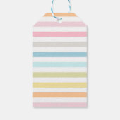 Étiquettes-cadeau Lizard vert tropical avec Merci de fleurs (Dos)