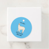 Étiquettes Cadeau Llama (En situation)