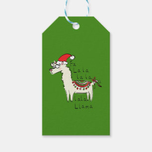 Étiquettes-cadeau Llama Cute Drôle Noël Vacances