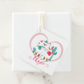 Étiquettes Cadeau Llama Llove (En situation)