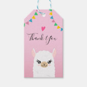Étiquettes-cadeau Llama Merci (Devant)