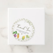 Étiquettes Cadeau Locally Grown Baby Shower (En situation)