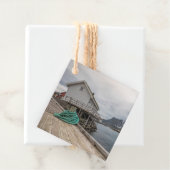 Étiquettes Cadeau Lofoten Norvège (En situation)