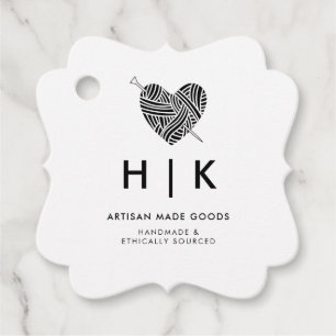 Étiquettes Cadeau Logo artisanal Balise de suspension de produit e