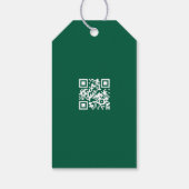 Étiquettes-cadeau Logo de l'arbre de chêne vintage Balises de suspen (Dos)