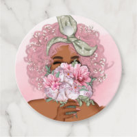 Logo de l'entreprise de cheveux et ongles floraux