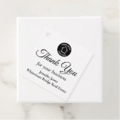 Étiquettes Cadeau Logo de l'entreprise immobilière Merci Realtor per (En situation)