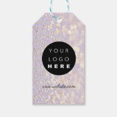 Étiquettes-cadeau Logo de l'entreprise personnalisée Description du  (Devant)