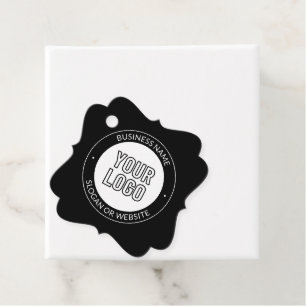 Étiquettes Cadeau Logo d'entreprise ou Modèle de texte de conception