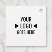 Étiquettes Cadeau Logo d'entreprise personnalisé (Dos)