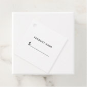 Étiquettes Cadeau Logo d'entreprise Simple Professional (En situation)