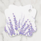Étiquettes Cadeau Logo Jar Lavender | Balise de blocage d'entreprise (Dos)