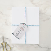 Étiquettes-cadeau Logo Marqué Charme Pine de Noël (Avec de laficelle)