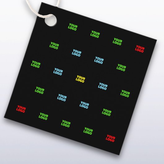 Étiquettes Cadeau Logo ou Modèle Motif d'image téléchargé moderne