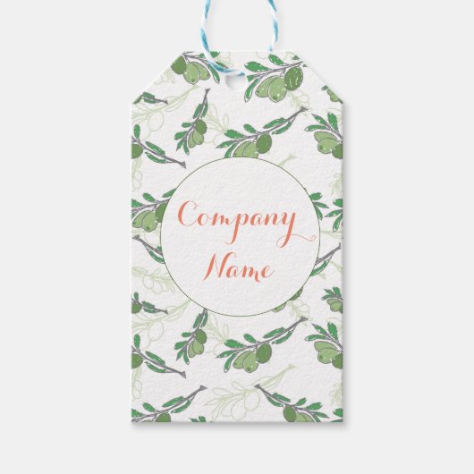 Étiquettes-cadeau Logo professionnel promotionnel (Devant)