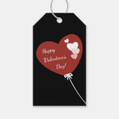 Étiquettes-cadeau Logo Social Heureuse Sainte-Valentin Promotion (Devant)