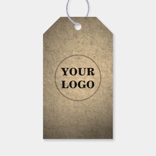 Étiquettes-cadeau Logo vintage (Dos)