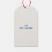 Étiquettes-cadeau Loisirs branchés Happy Holidays Station de ski (Dos)